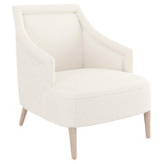 CORDOBA Armchair with solid wood legs