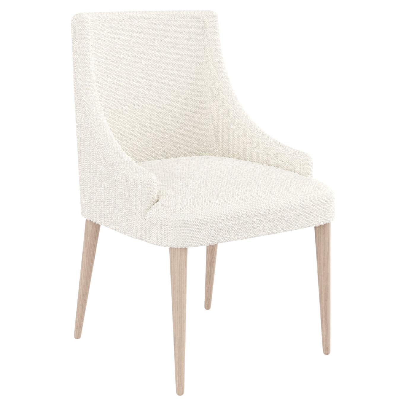 CORDOBA S dining chair with solid wood legs For Sale