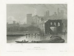 Cordoba, the Palace and Prisons of the Inquisition, Antique View, circa 1850