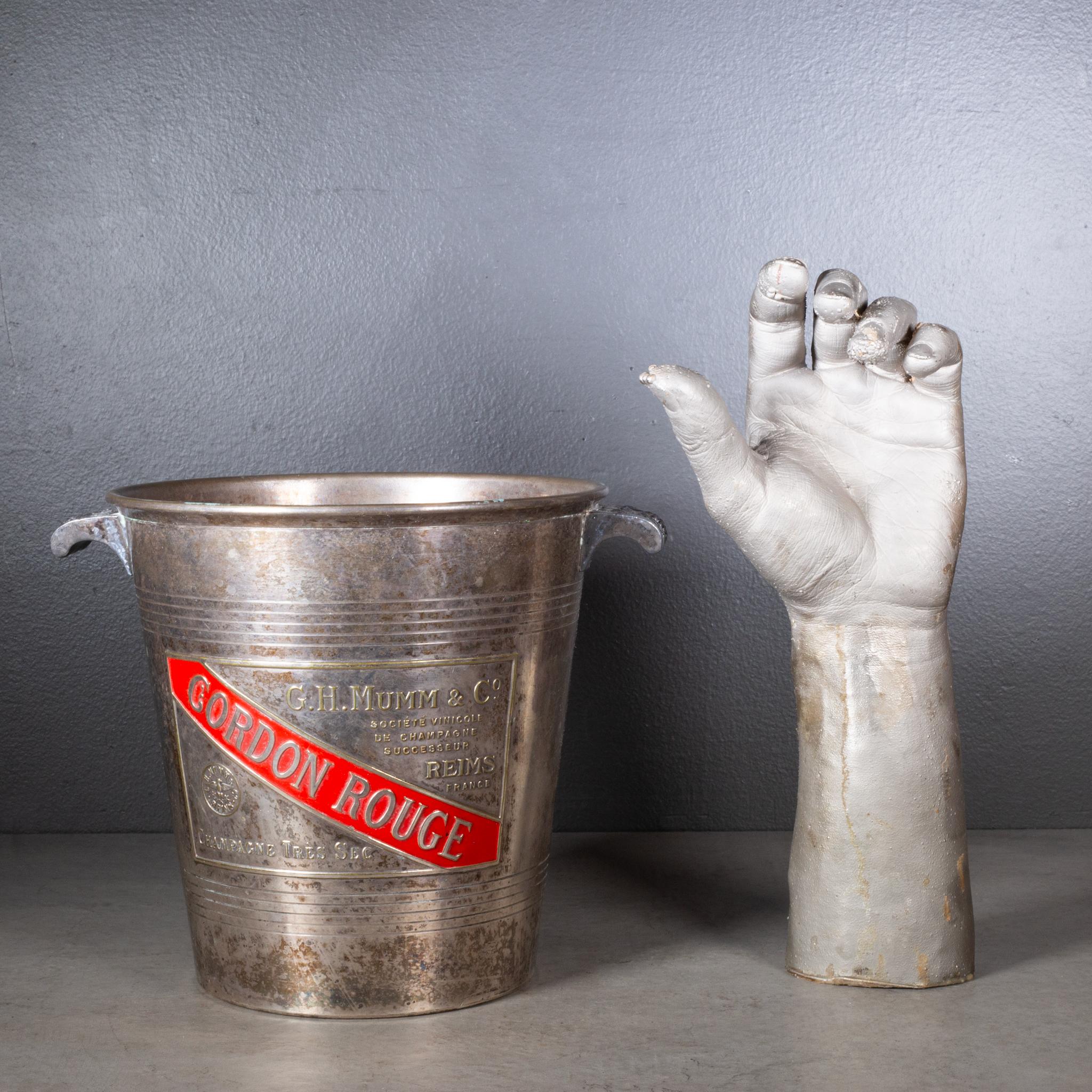 Cordon Rouge French Mumm Champagne Bucket c.1945-1960 en venta 2