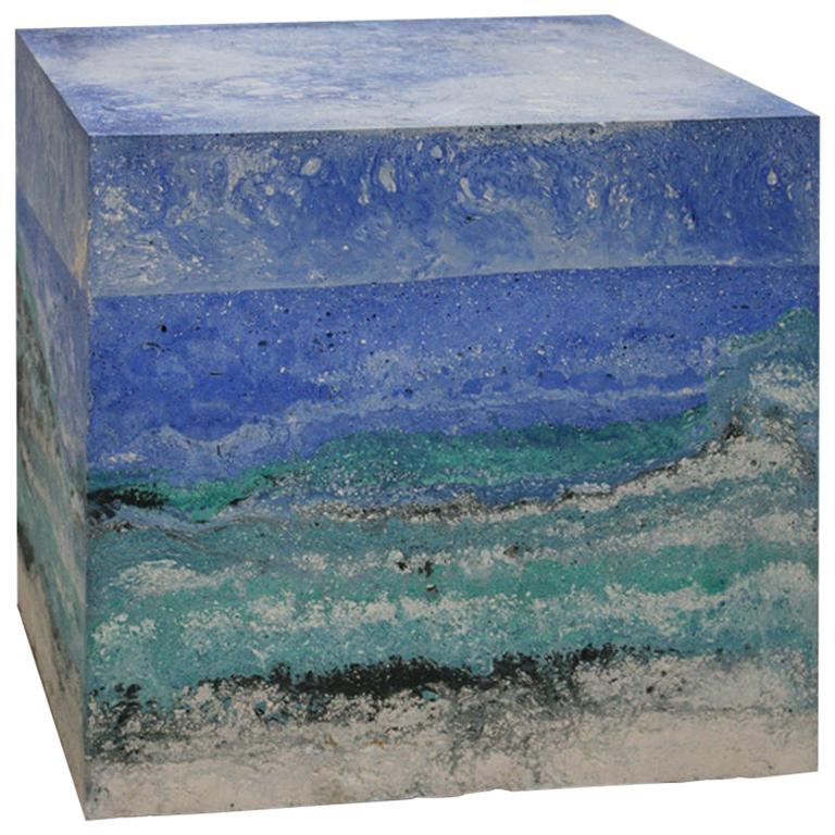 “Core 19” Stuccoed Marble Spanish Side Table