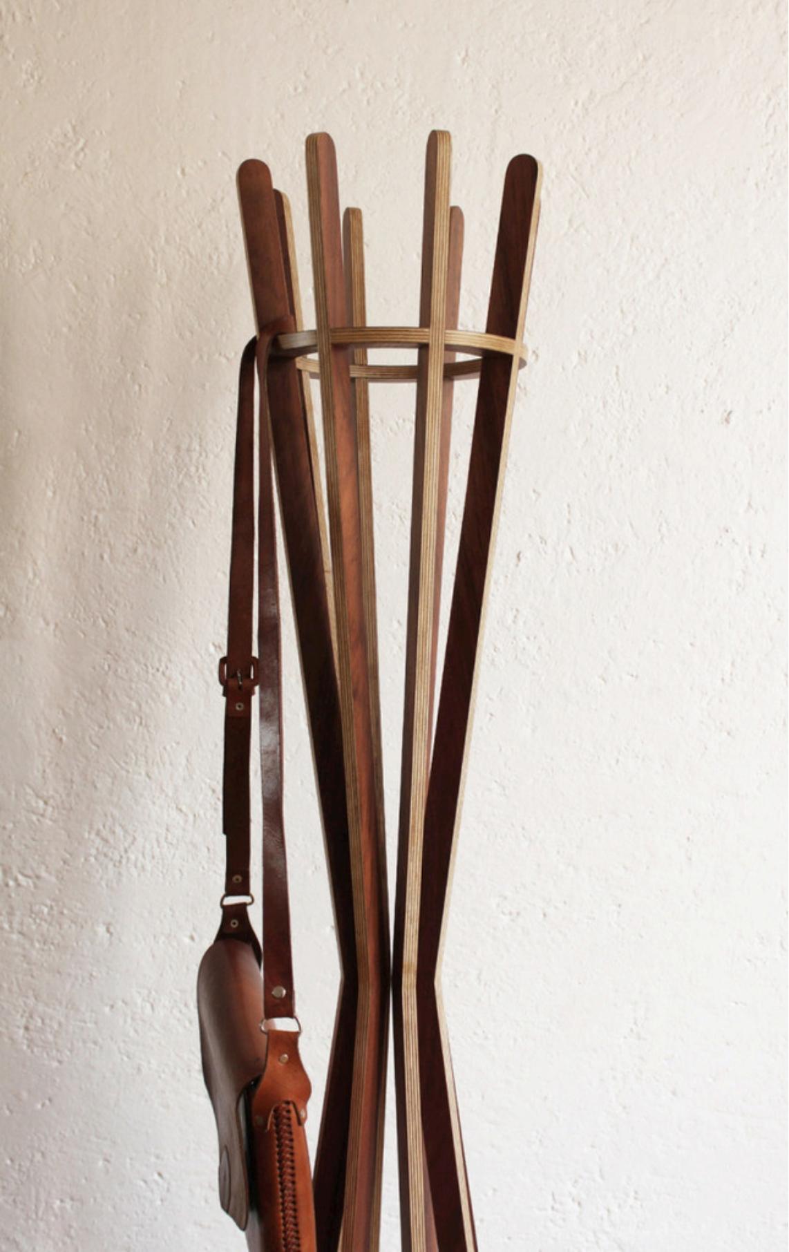 Mexican Core Coat Rack by Maria Beckmann, Represented by Tuleste Factory For Sale