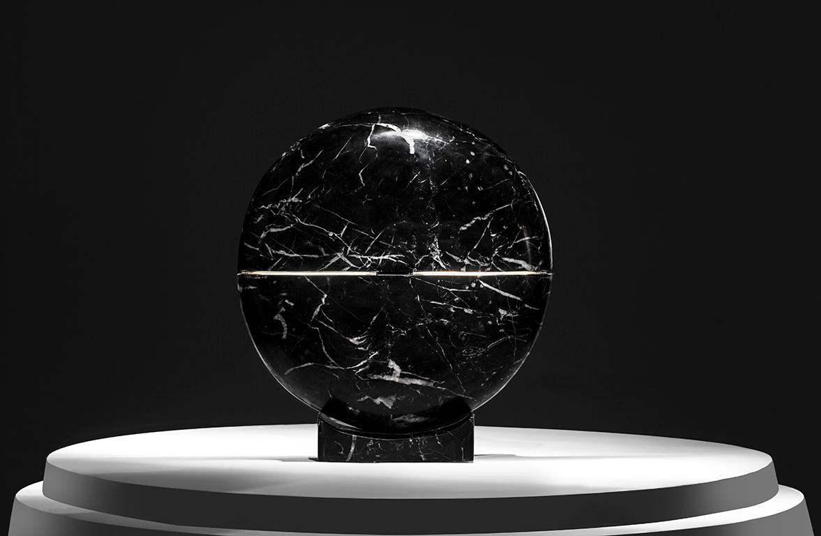 Spanish Core Marble Table Lamp by Carlos Aucejo