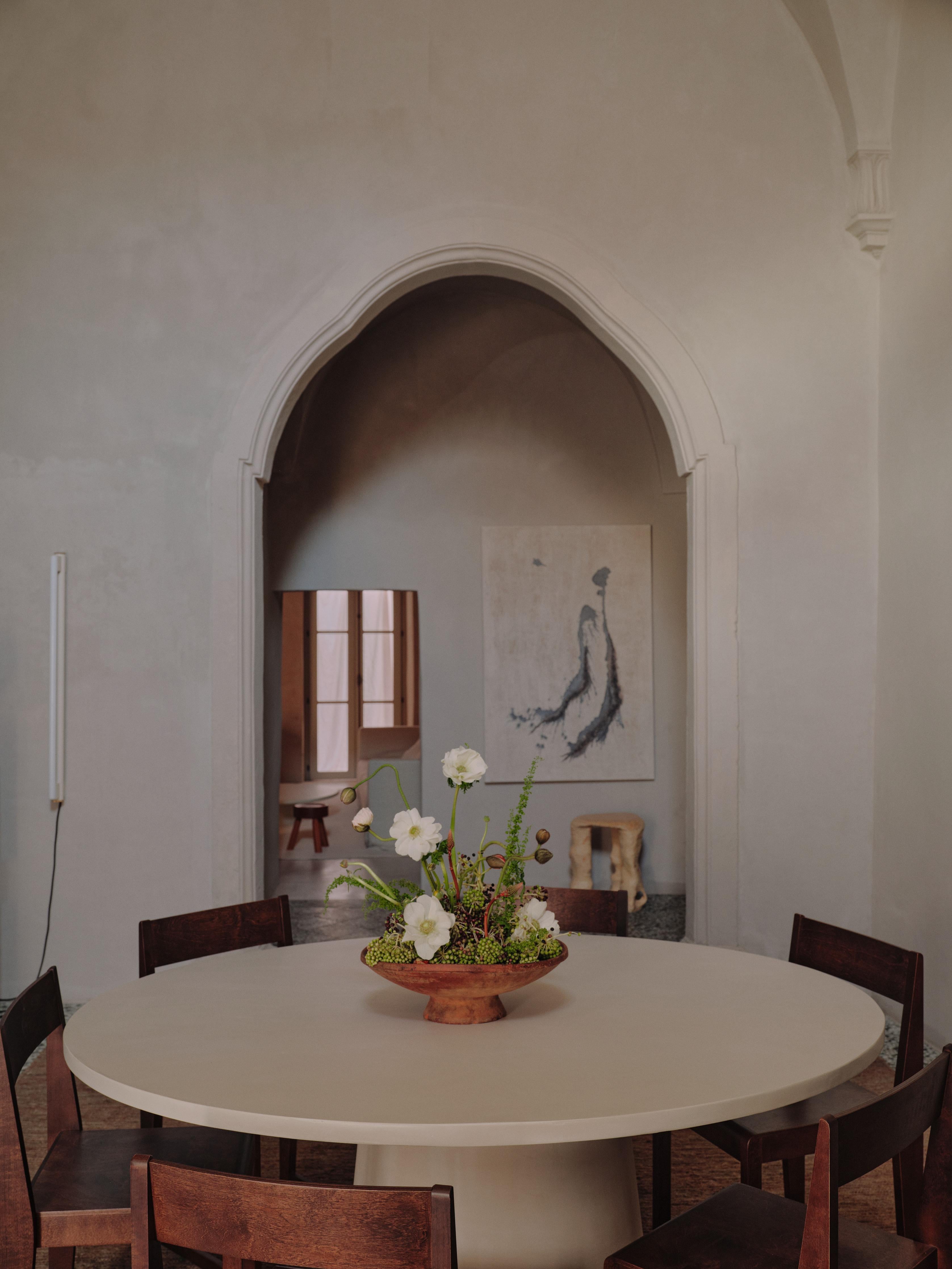 Spanish Core Microcement Dining Table by Marlot Baus For Sale