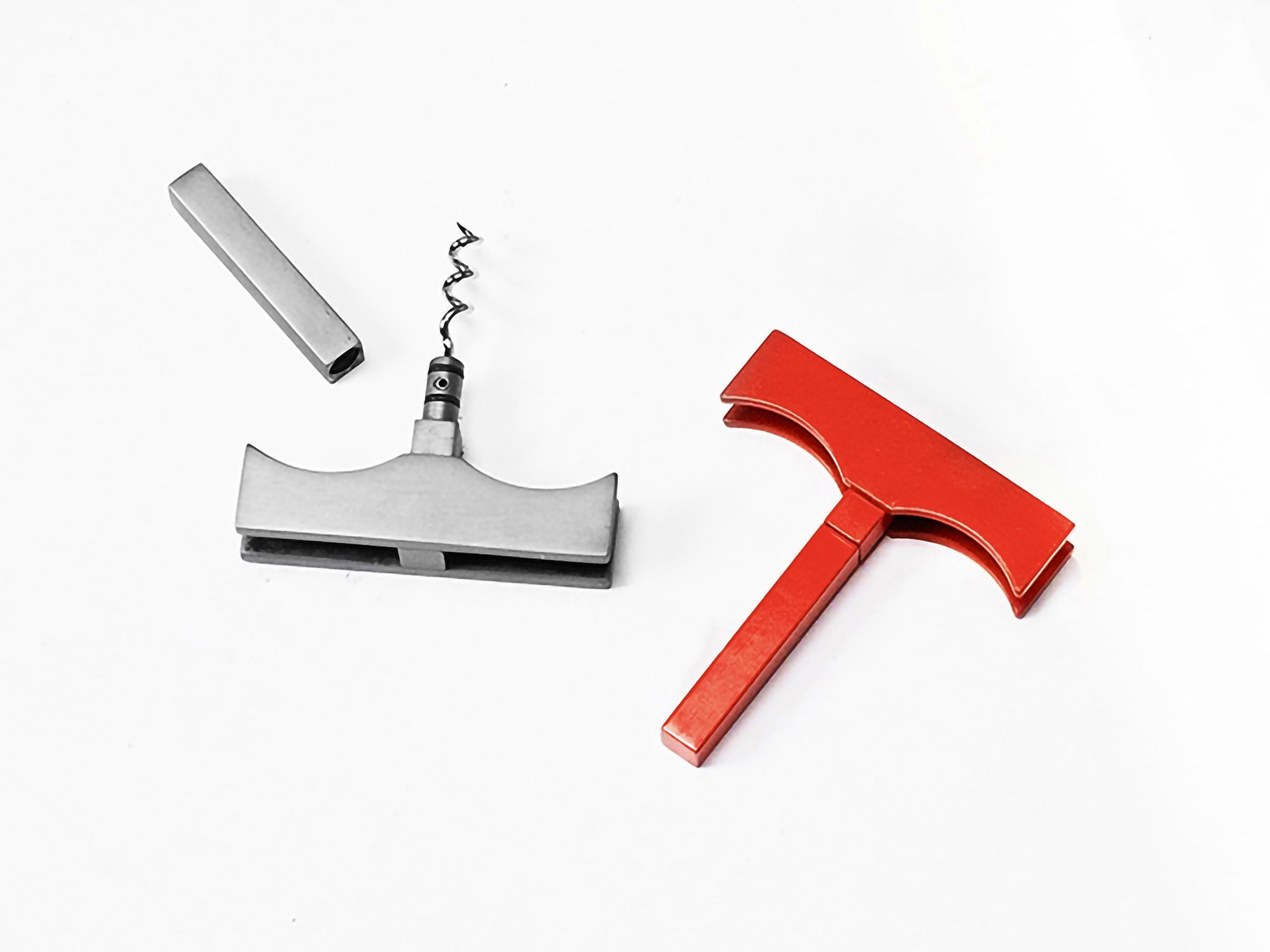 Sacacorchos / Artículos de bar Core de acero inoxidable, Rojo Moderno en venta