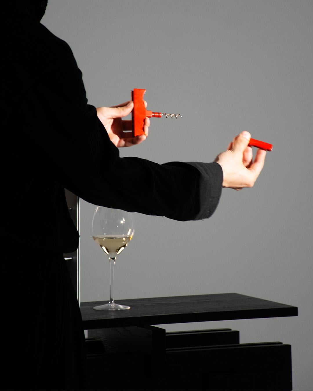 Sacacorchos / Artículos de bar Core de acero inoxidable, Rojo Siglo XXI y contemporáneo en venta