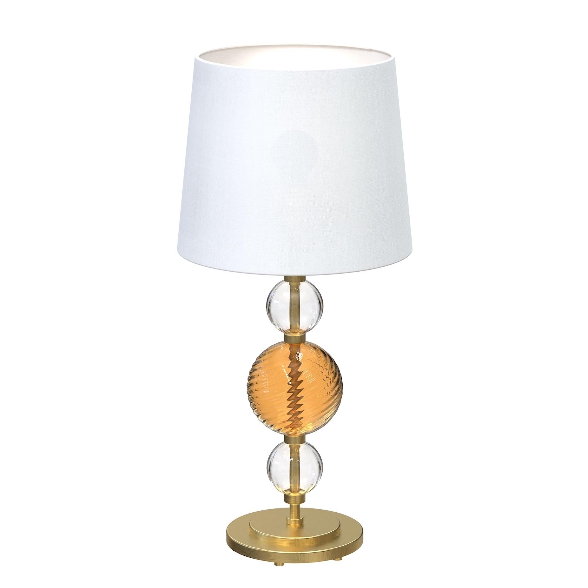 CORELLI Handgefertigte Muranoglas Tischlampe Moderne Formen im Angebot 5