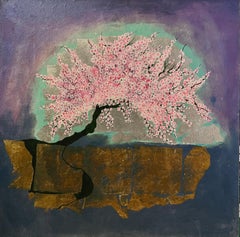 Arte contemporáneo francés de Corine Lescop - Cerisier dans la Roche