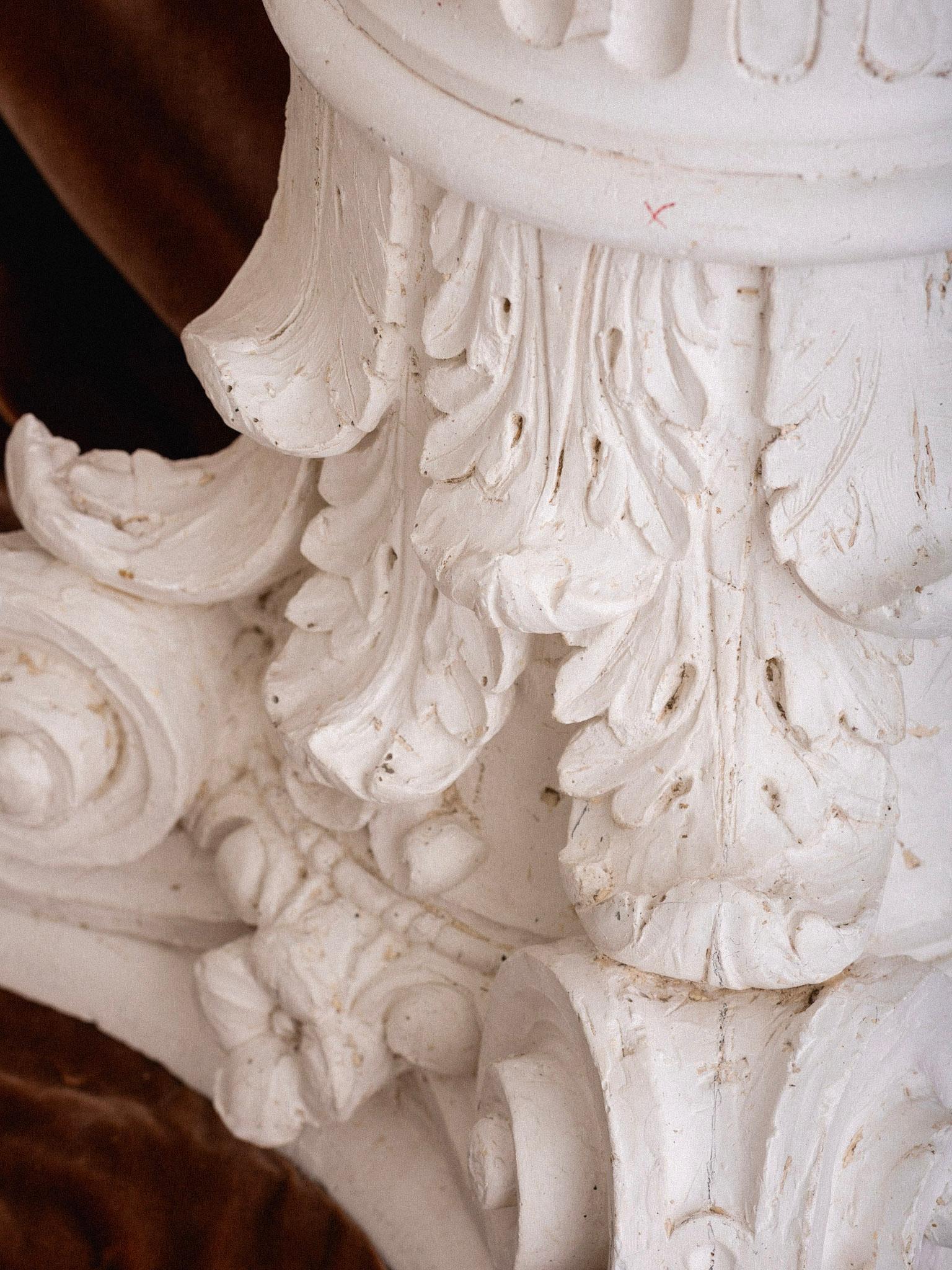 Corinithian Column Plaster Architectural Study Objet D’art For Sale 3