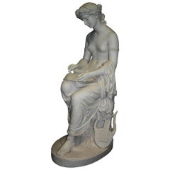 Corinna Statue Marble Bust Sculpture, 20th Century