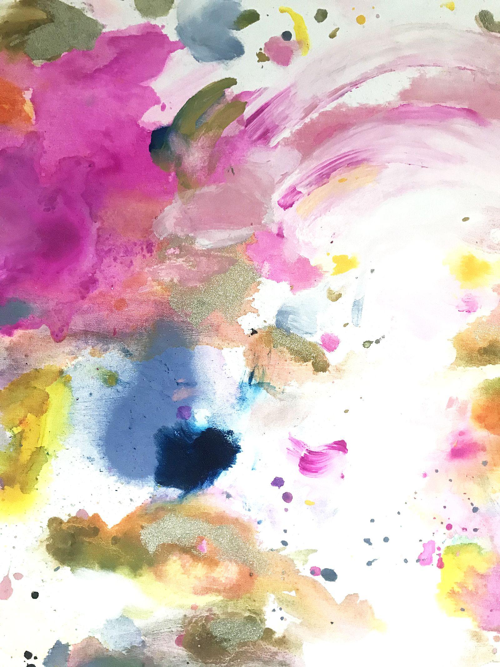 Superluminal #72, Pittura, Acrilico su tela - Painting di Corinne Natel
