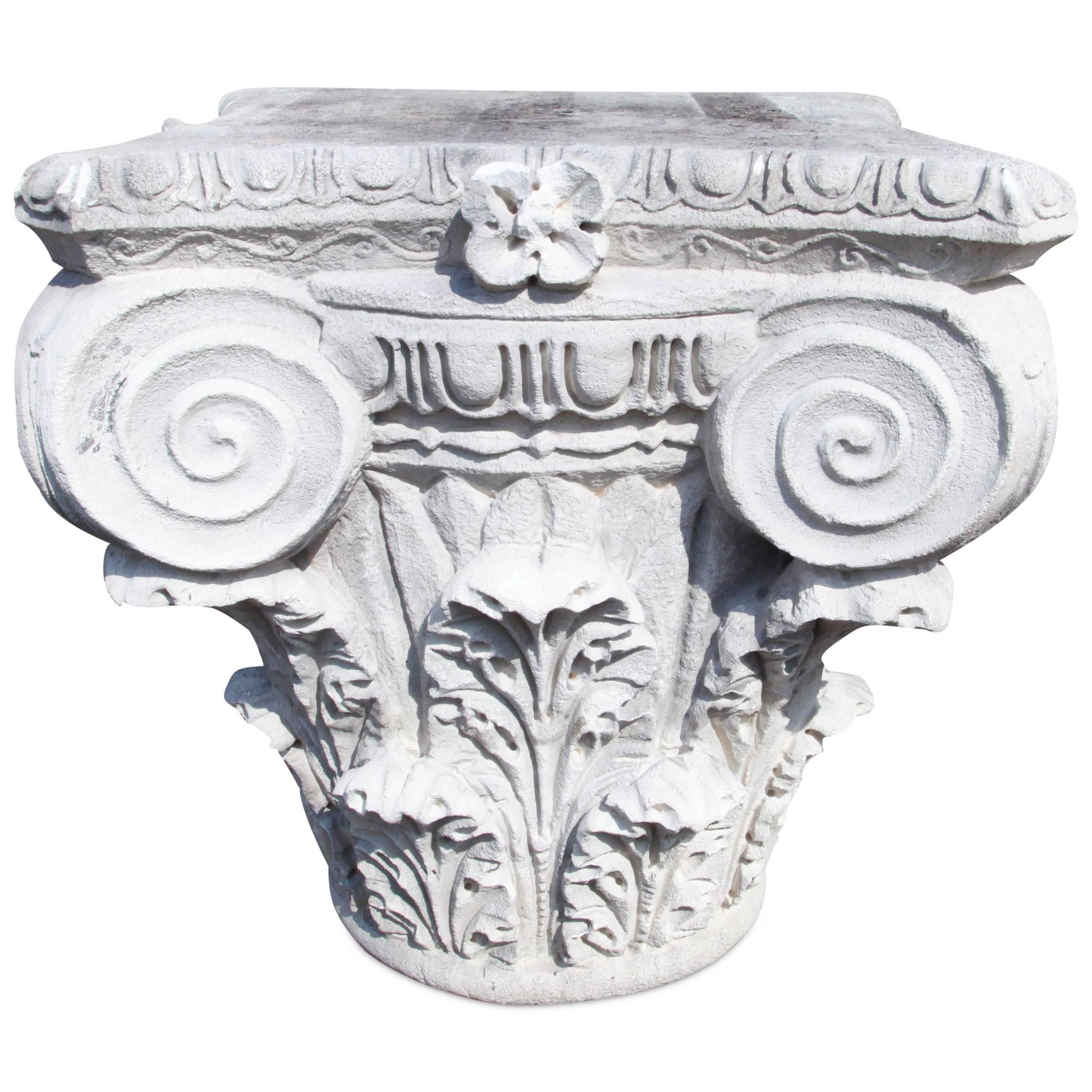 Corinthian Capital in Neoclassical Style, 21st Century