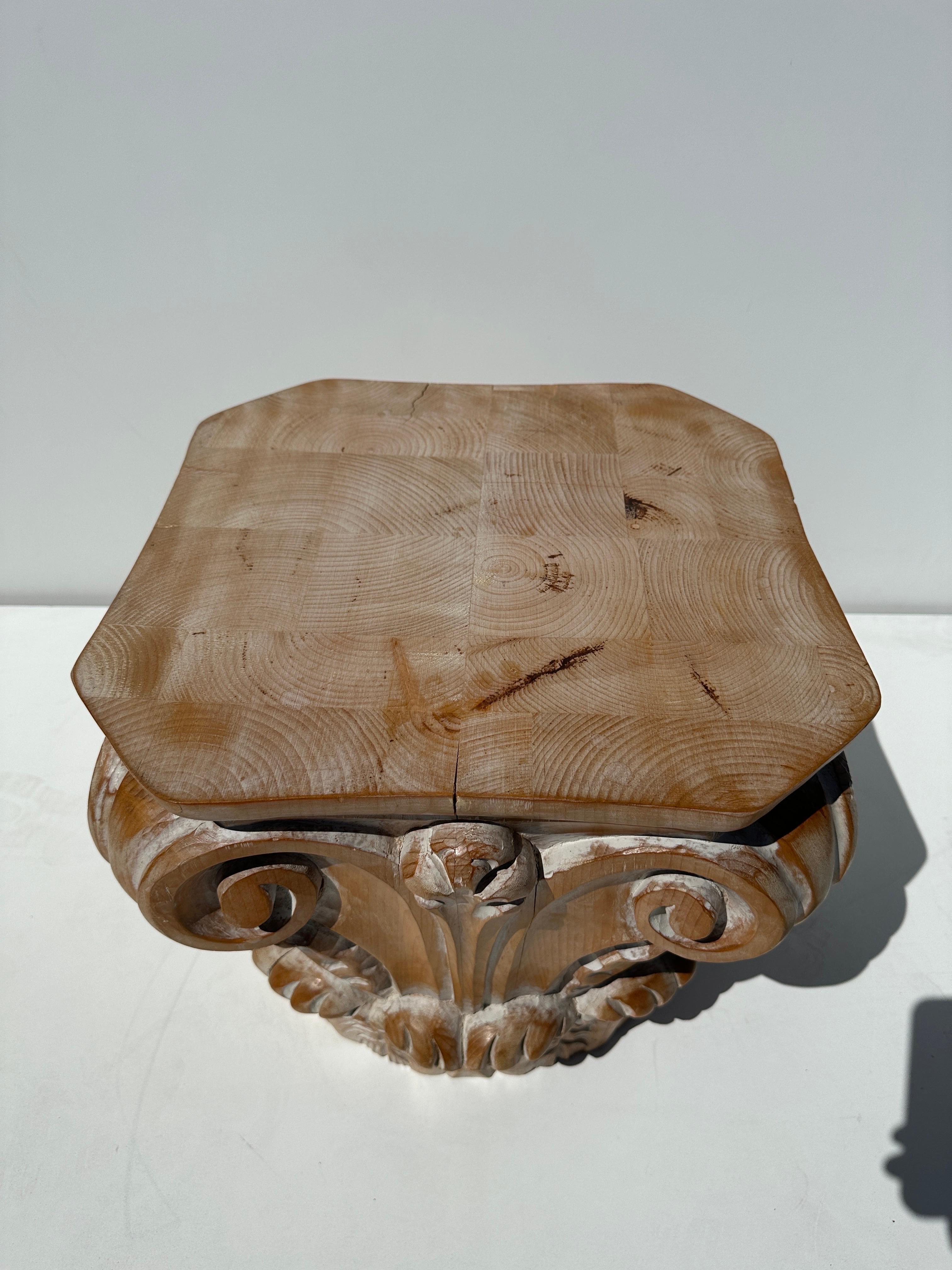 Corinthian Capital Occasional Table For Sale 2