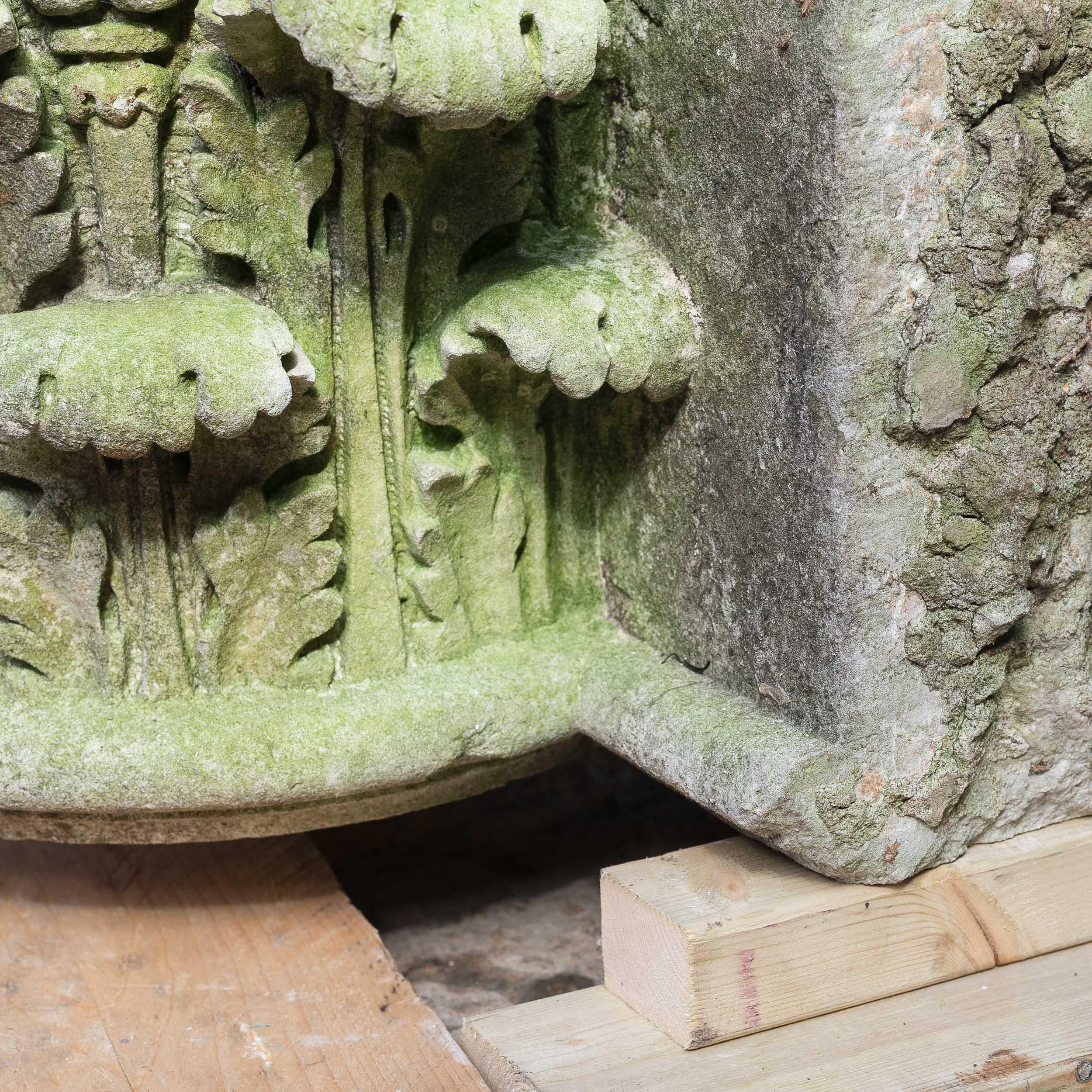 Limestone Corinthian Order Portland Stone Capital For Sale