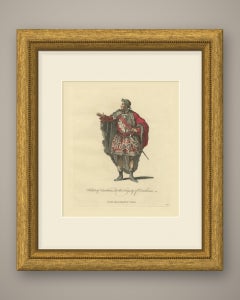 Coriolanus in the Tragedy of Coriolanus, Georgian Stage Costume, Jefferys 1757