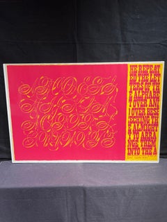 Er wiederholte die Buchstaben des Alphabets