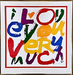„I LOVE YOU VERY MUCH“-Poster
