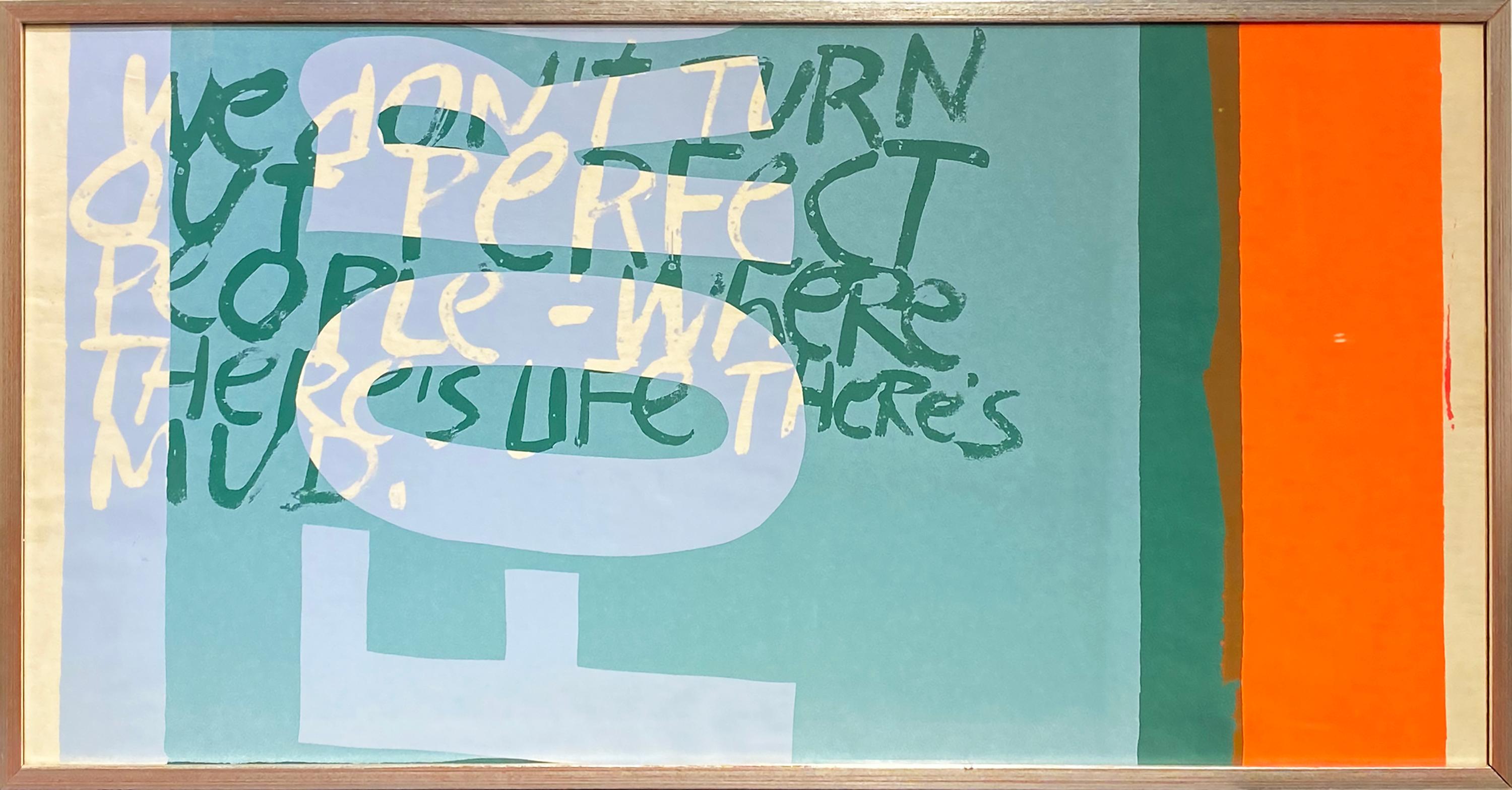 Wir werden nicht perfekt – Print von Corita Kent