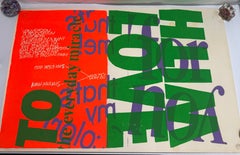 Mary Corita Kent (Sister Corita) Kent 1918-1986 "con amore per il miracolo quotidiano".