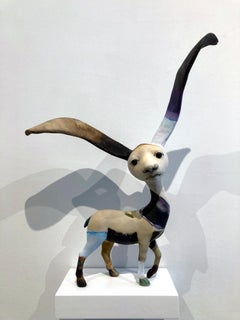 All Ears Mixed Media Sculpture Surrealism Animal En stock