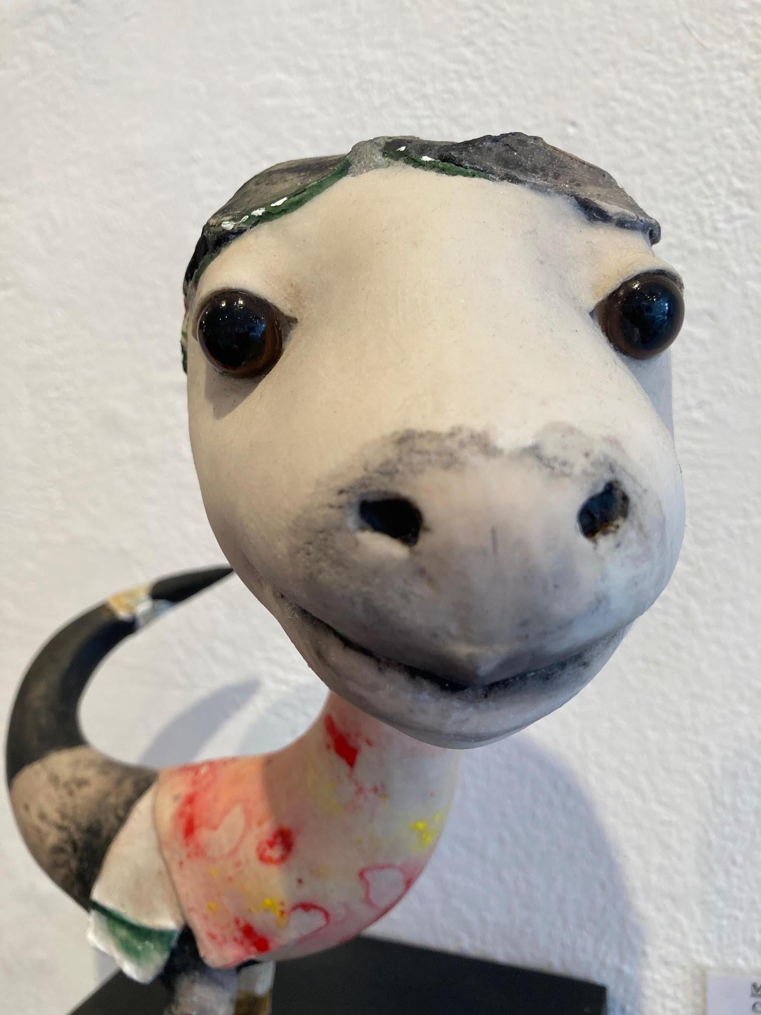 Scultura Branie Uccello a tecnica mista Arte fantastica surreale contemporanea In magazzino

Corjan Nodelijk è un compositore e un narratore professionista. Le creature stravaganti e surreali - per lo più persone o animali - sembrano curiose. Ma