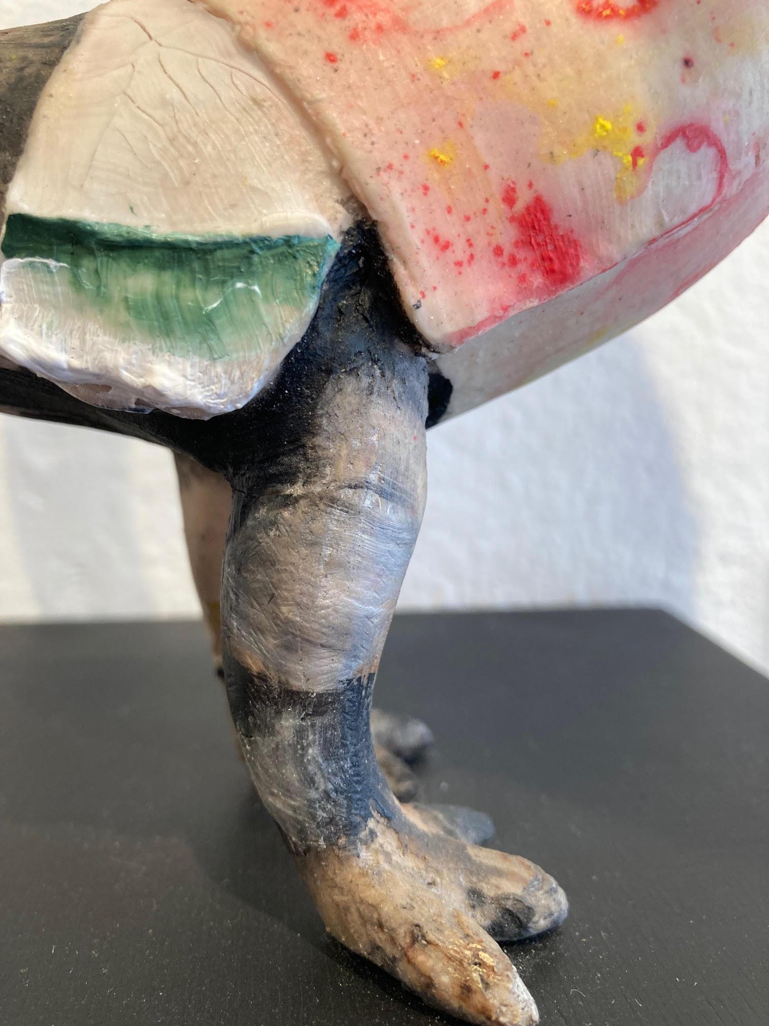 Branie Sculpture Mixed Media Bird Surreal Fantasy Art In magazzino in vendita 1