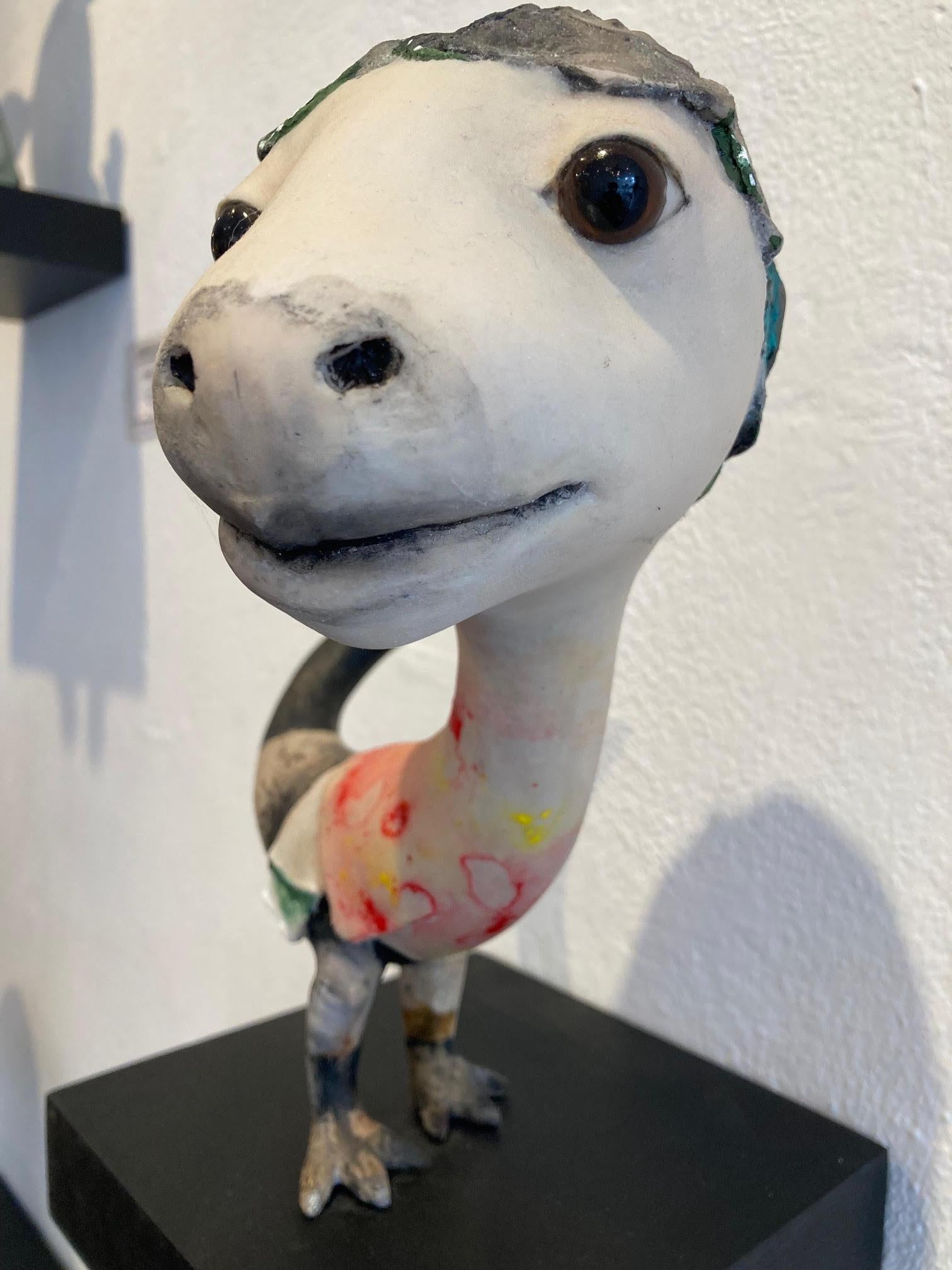 Branie Sculpture Mixed Media Bird Surreal Fantasy Art In magazzino in vendita 2