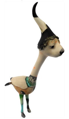Koud Cold Sculpture Mixed Media Bird Contemporary Fantasy In Stock