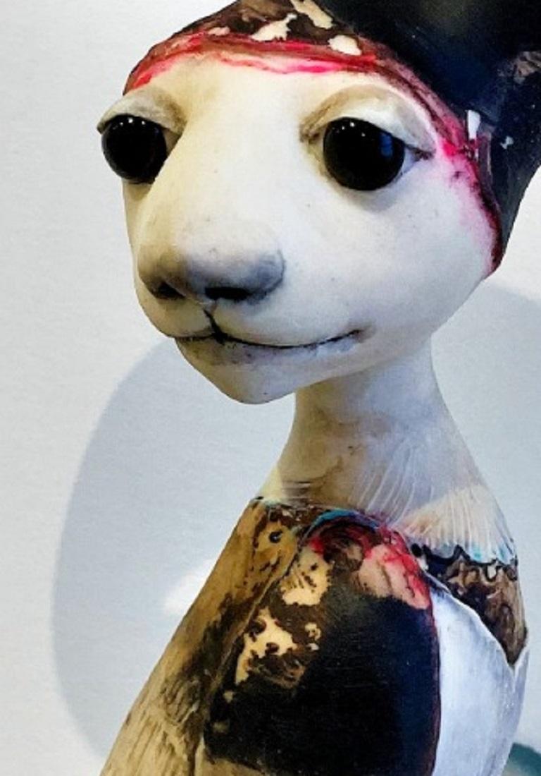 Corjan Nodelijk Vraagteken Question Mark Sculpture Mixed Media Art