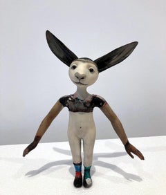 X Mixed Media Sculpture Animal Ears Shadow Fantasy Contemporary Art In Stock