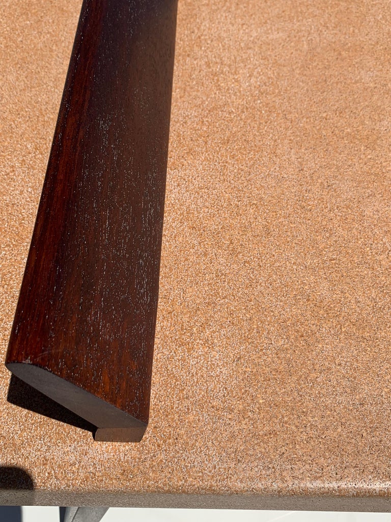 Cork and Mahogany Coffee Table For Sale at 1stDibs