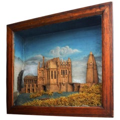 Cork Diorama of Avigon, circa 1880