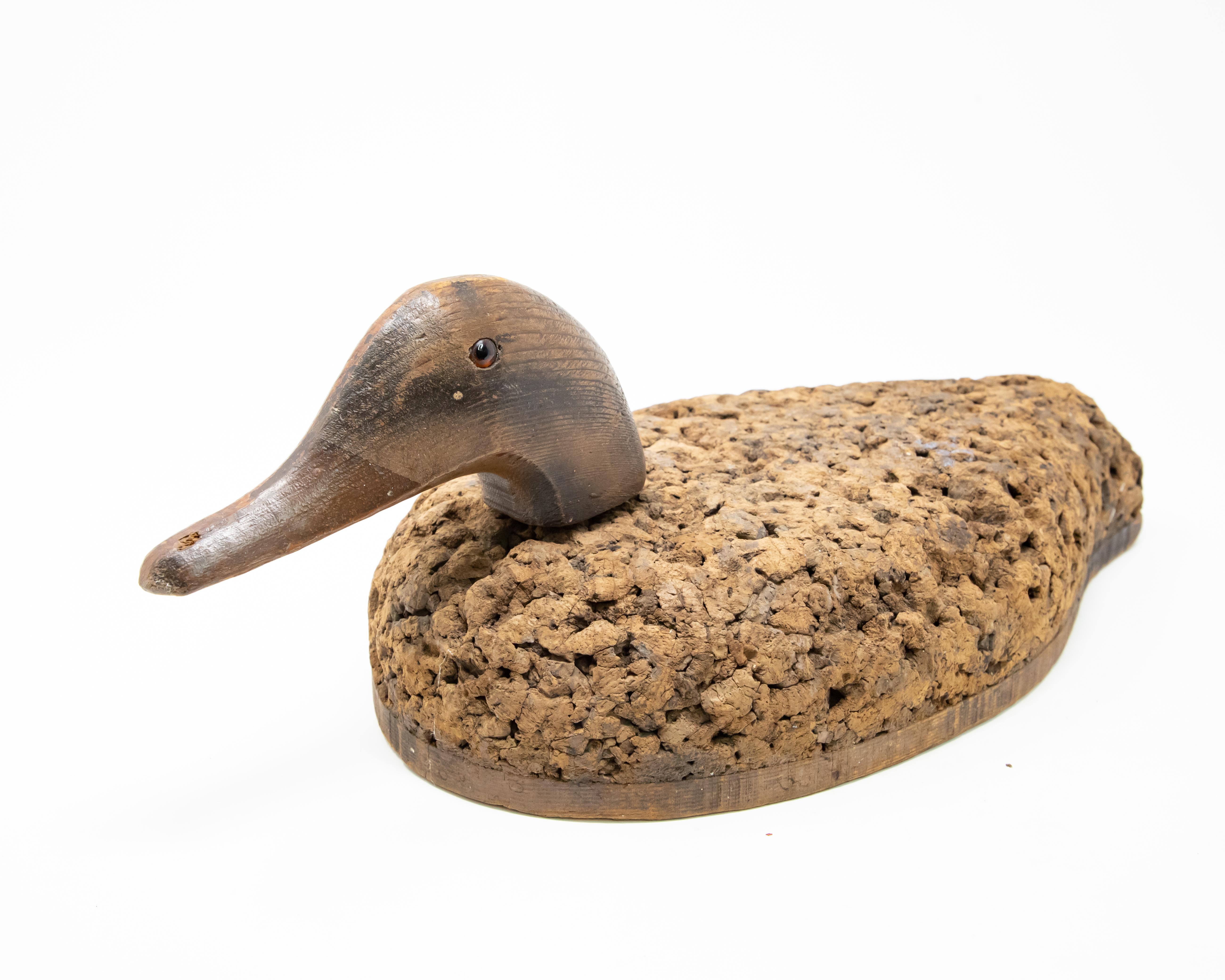 vintage cork duck decoys