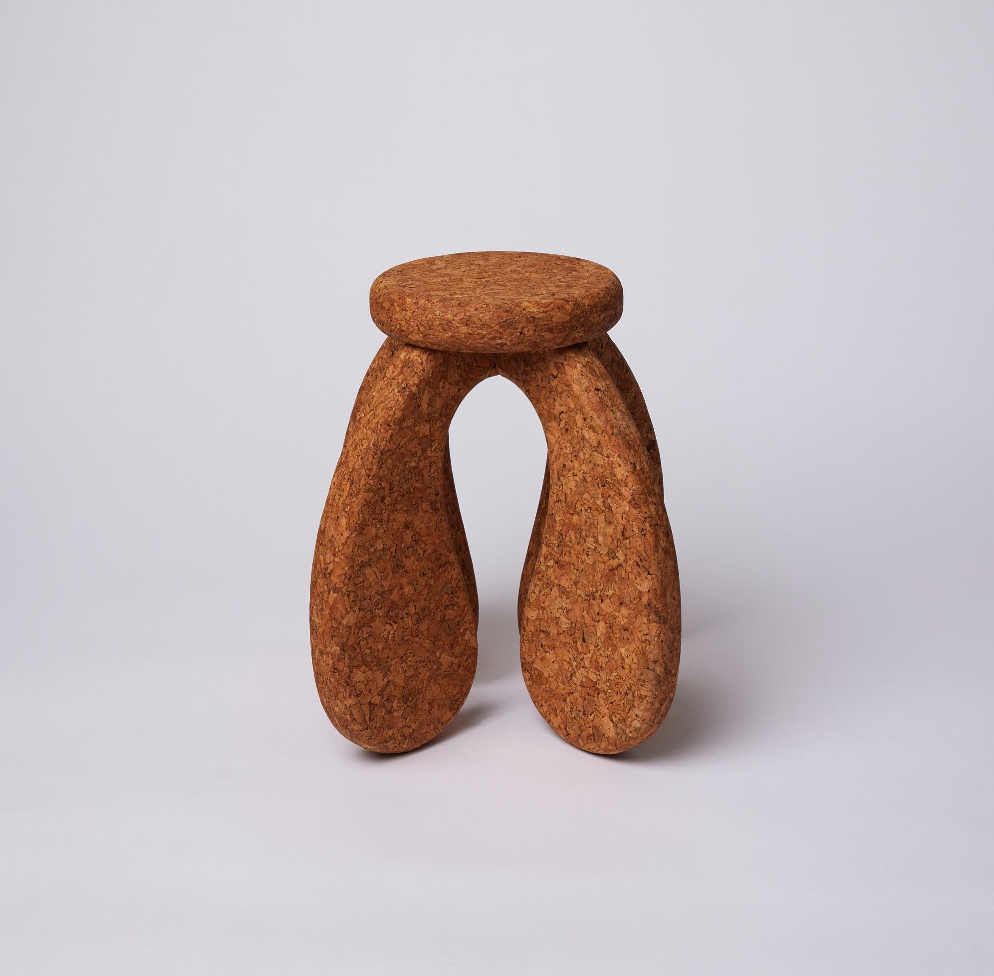 Cork Plant Stand/Sculpture by Squares & Things In New Condition For Sale In London, GB