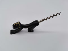 Cork Screw Ape, Brass Blackened, Richard Rohac Vienna, Austria