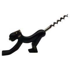 Vintage Cork Screw Ape, Brass Blackened, Richard Rohac Vienna, Austria