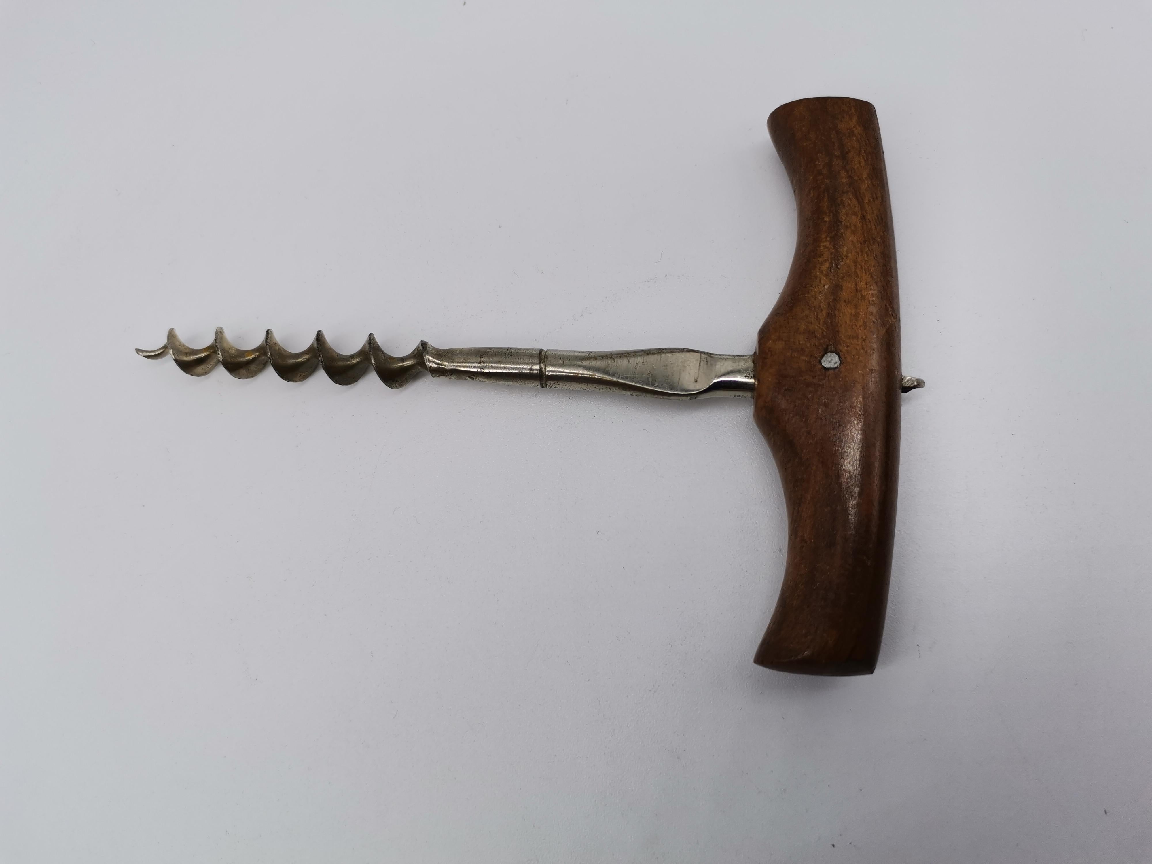 Metalwork Cork Screw, Wood and Metal, Kay Bojesen, Denmark For Sale