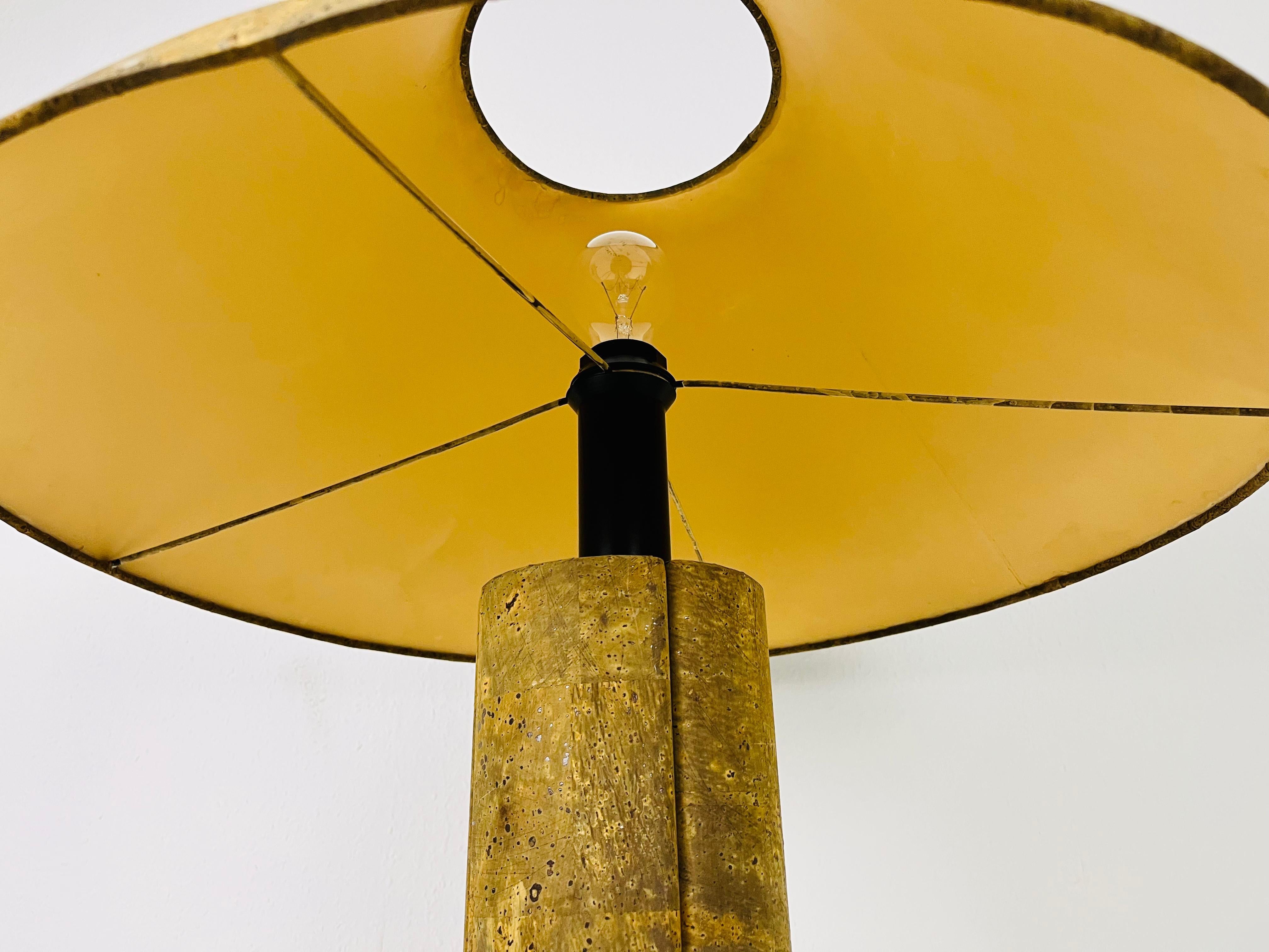 Cork Table Lamp by Ingo Maurer for M Design, 1960s, Germany 7