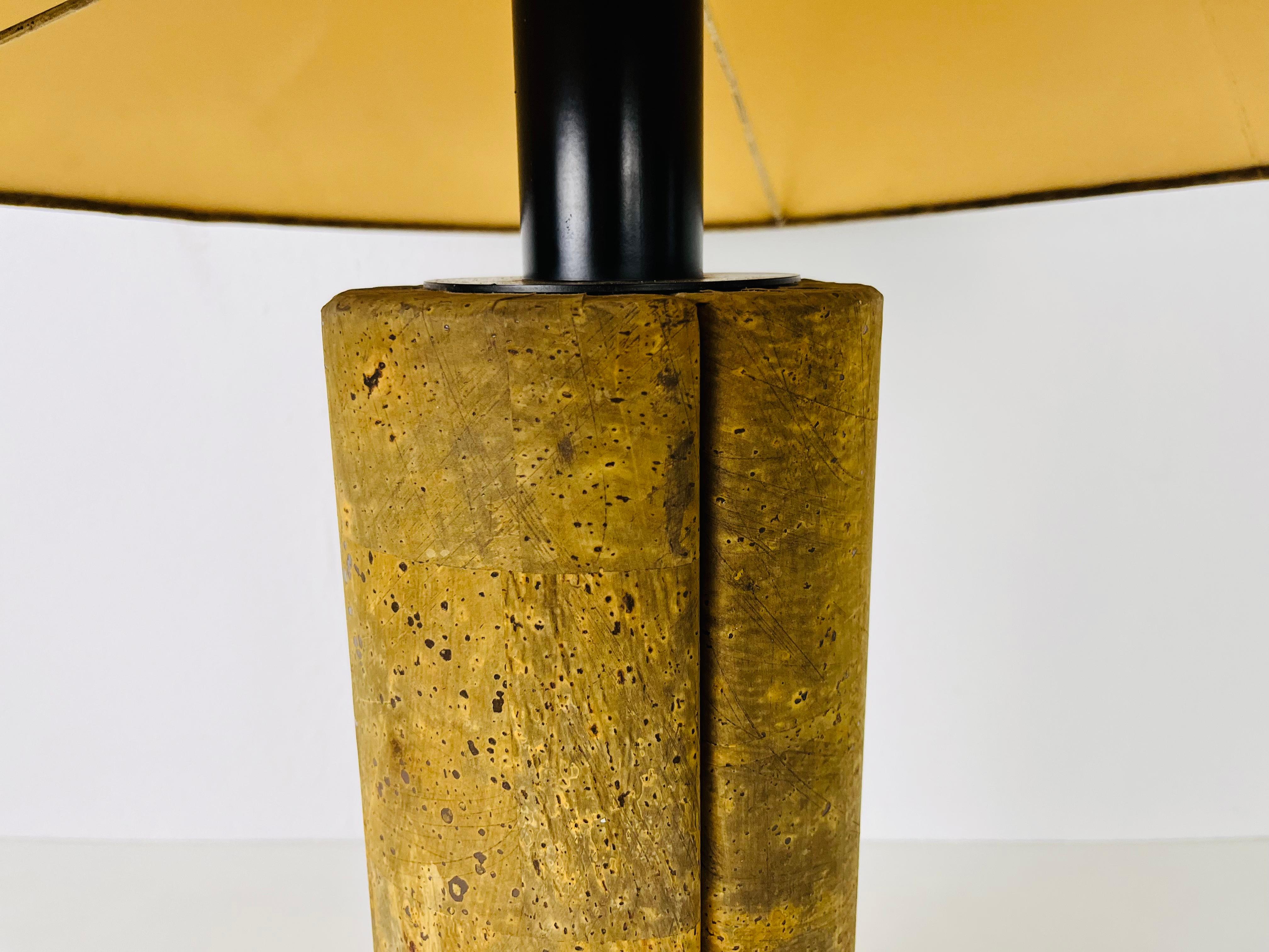 Cork Table Lamp by Ingo Maurer for M Design, 1960s, Germany 8