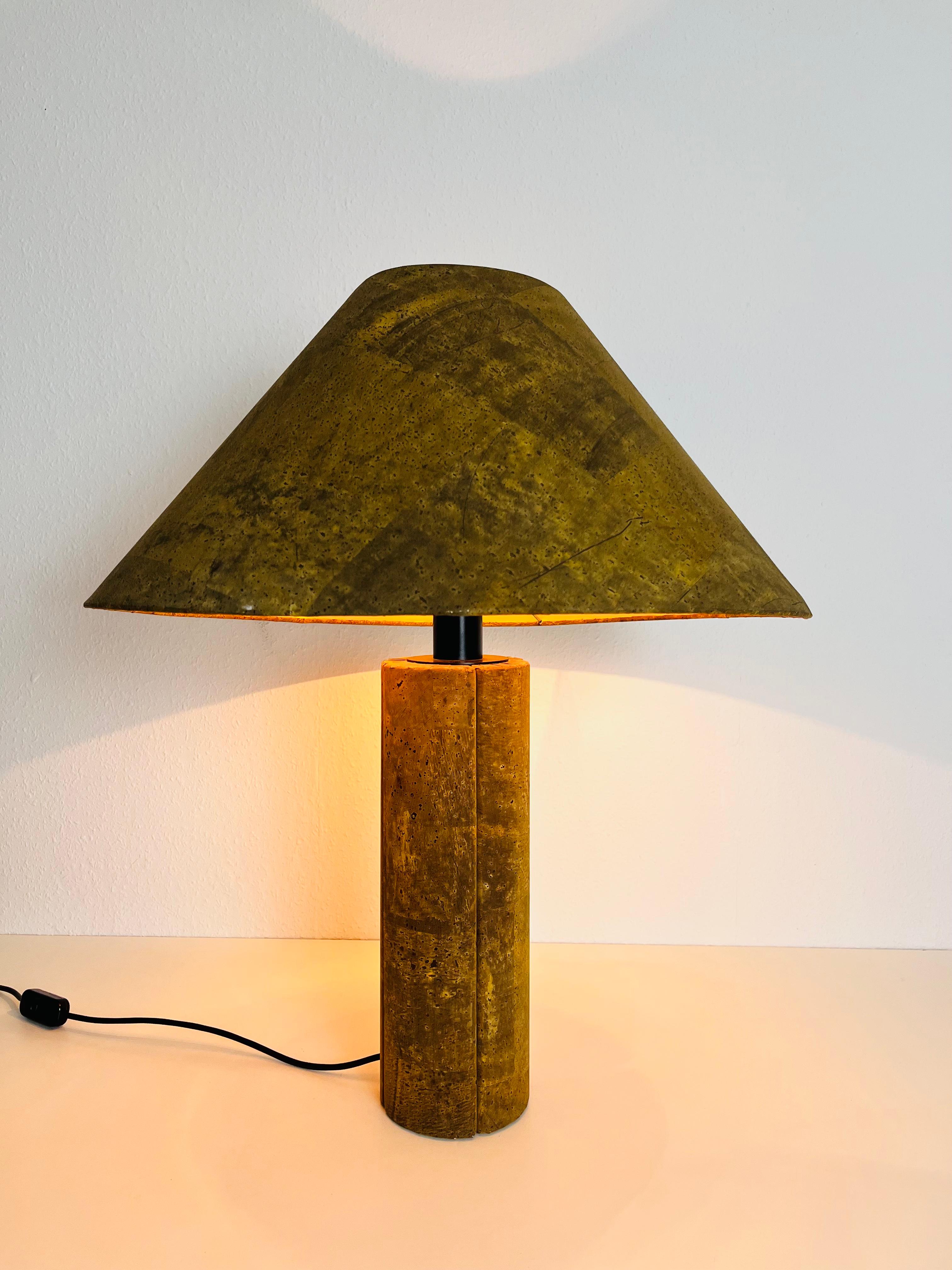 Cork Table Lamp by Ingo Maurer for M Design, 1960s, Germany 9