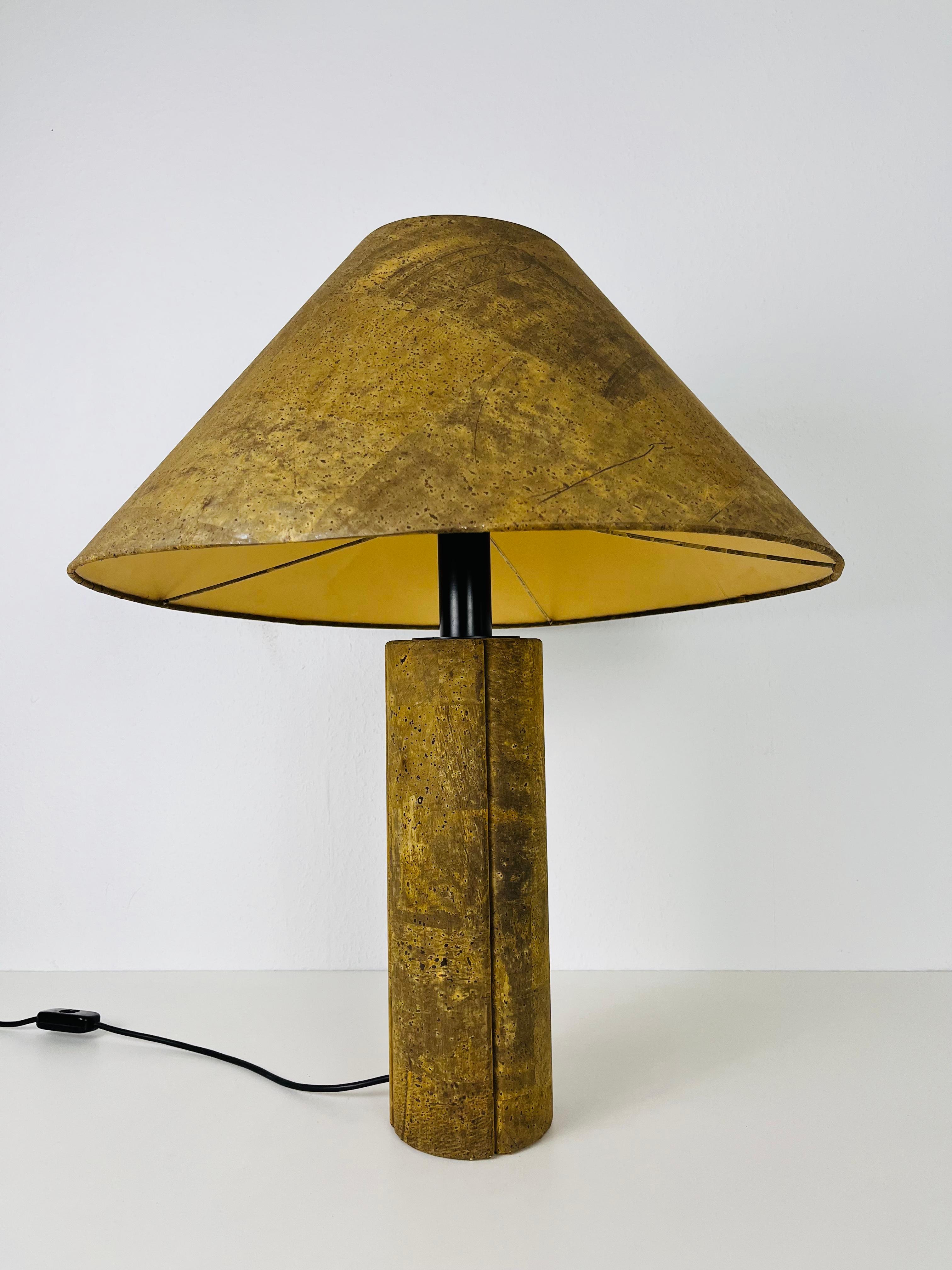 Cork Table Lamp by Ingo Maurer for M Design, 1960s, Germany 1
