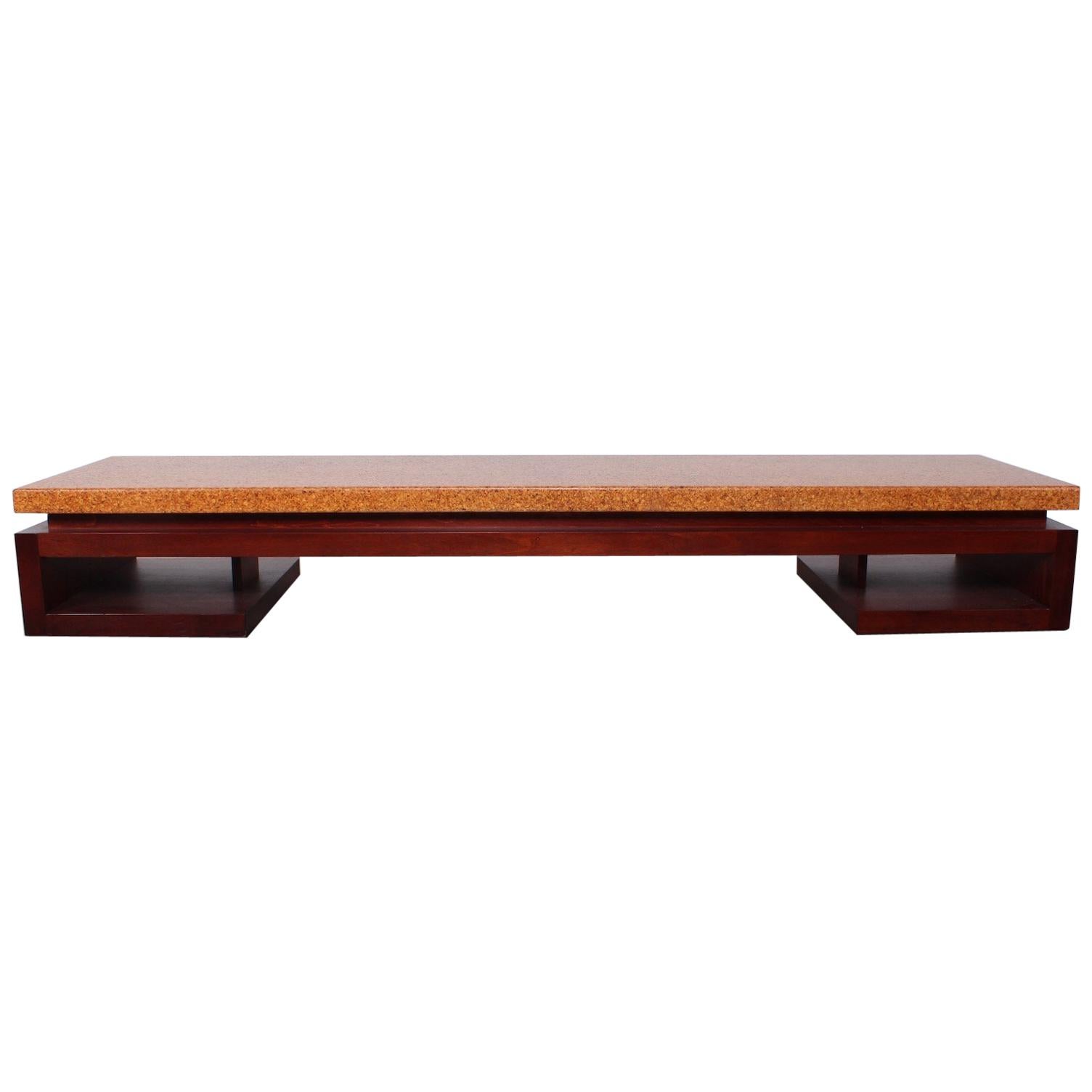 Cork Top Bench by Paul Frankl