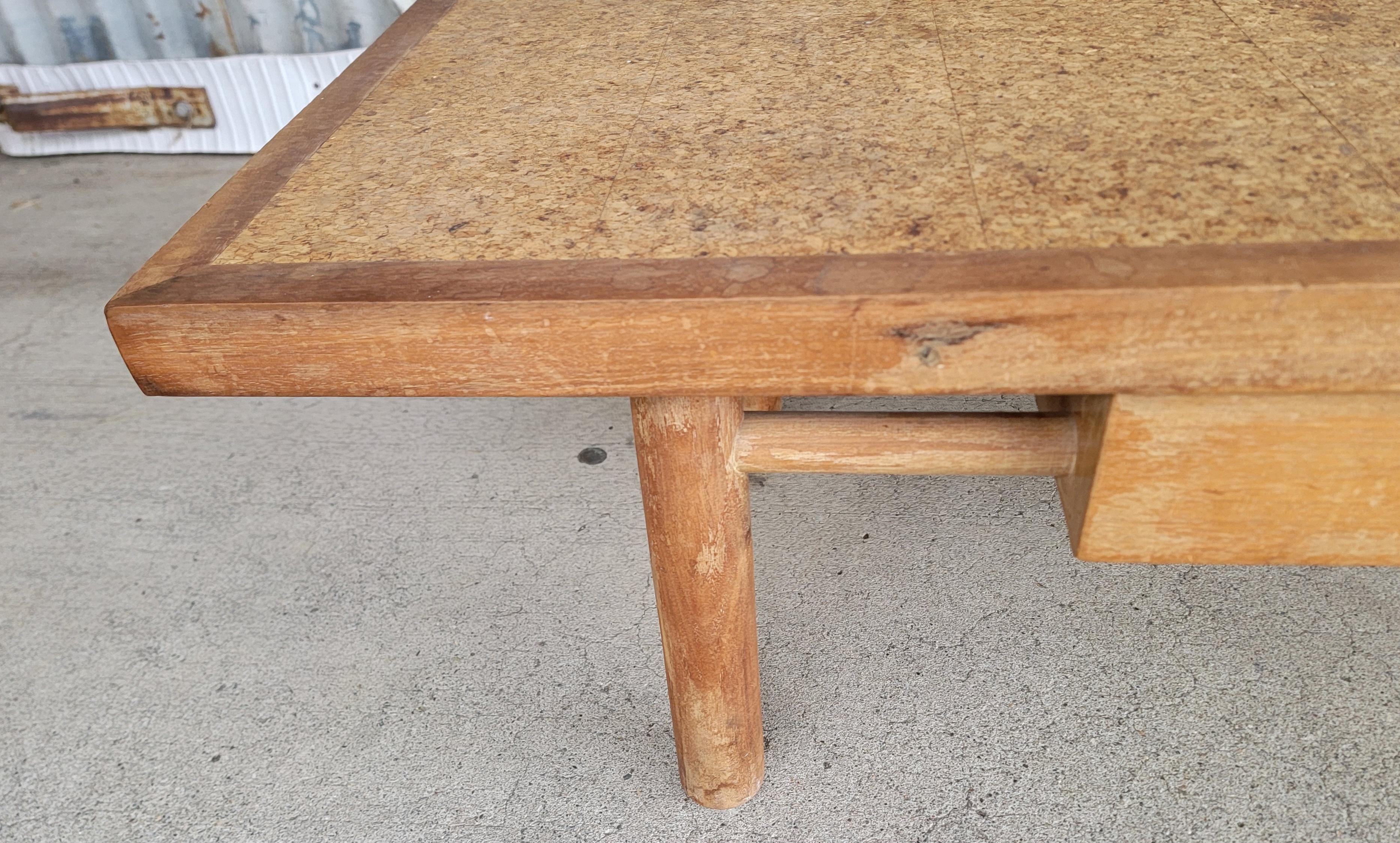 Cork Top Coffee Table by American of Martinsville For Sale 5