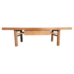 Vintage Cork Top Coffee Table by American of Martinsville