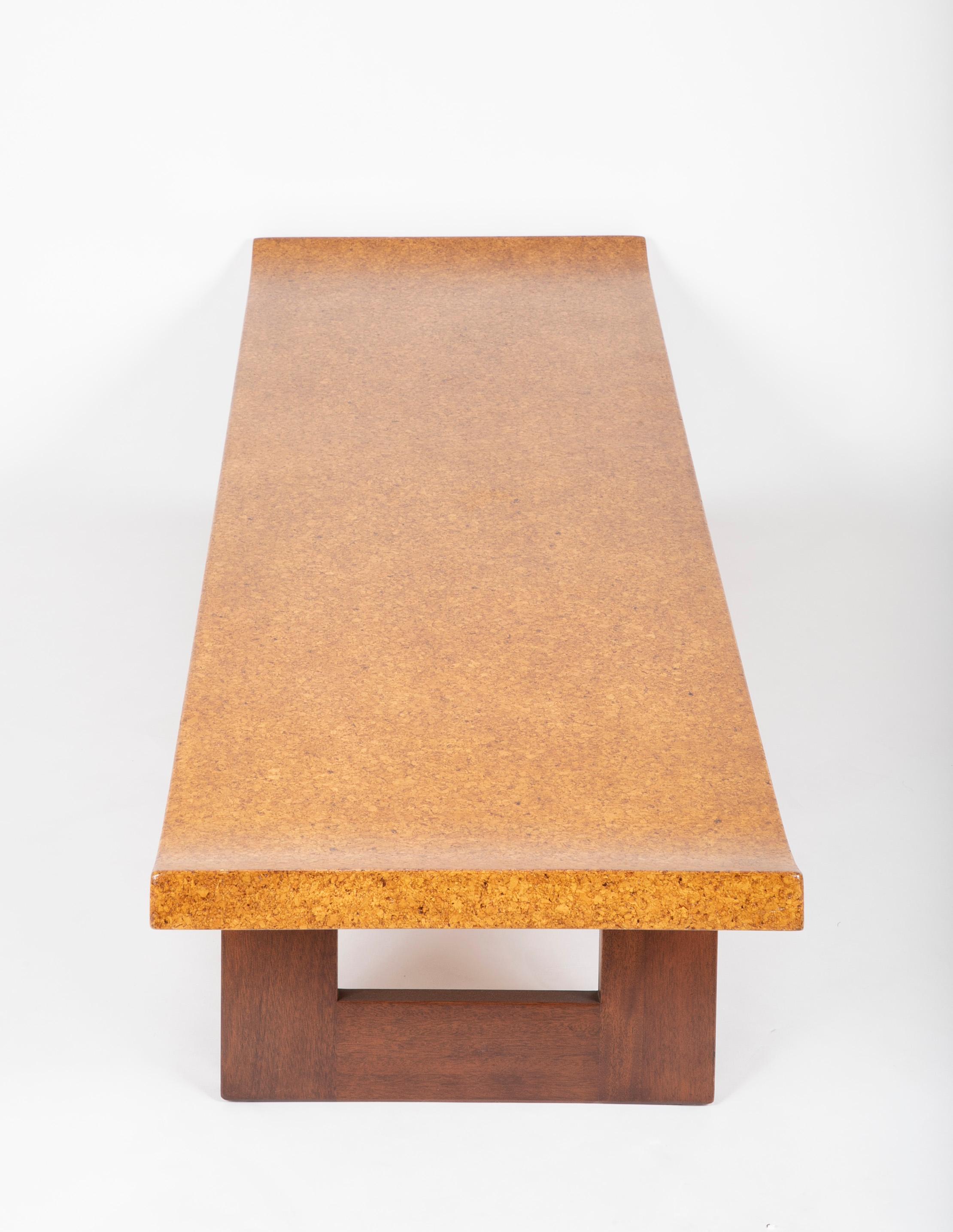 20th Century Cork Top Coffee Table by Paul Frankl