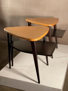 Cork Top End Tables by Paul Frankl