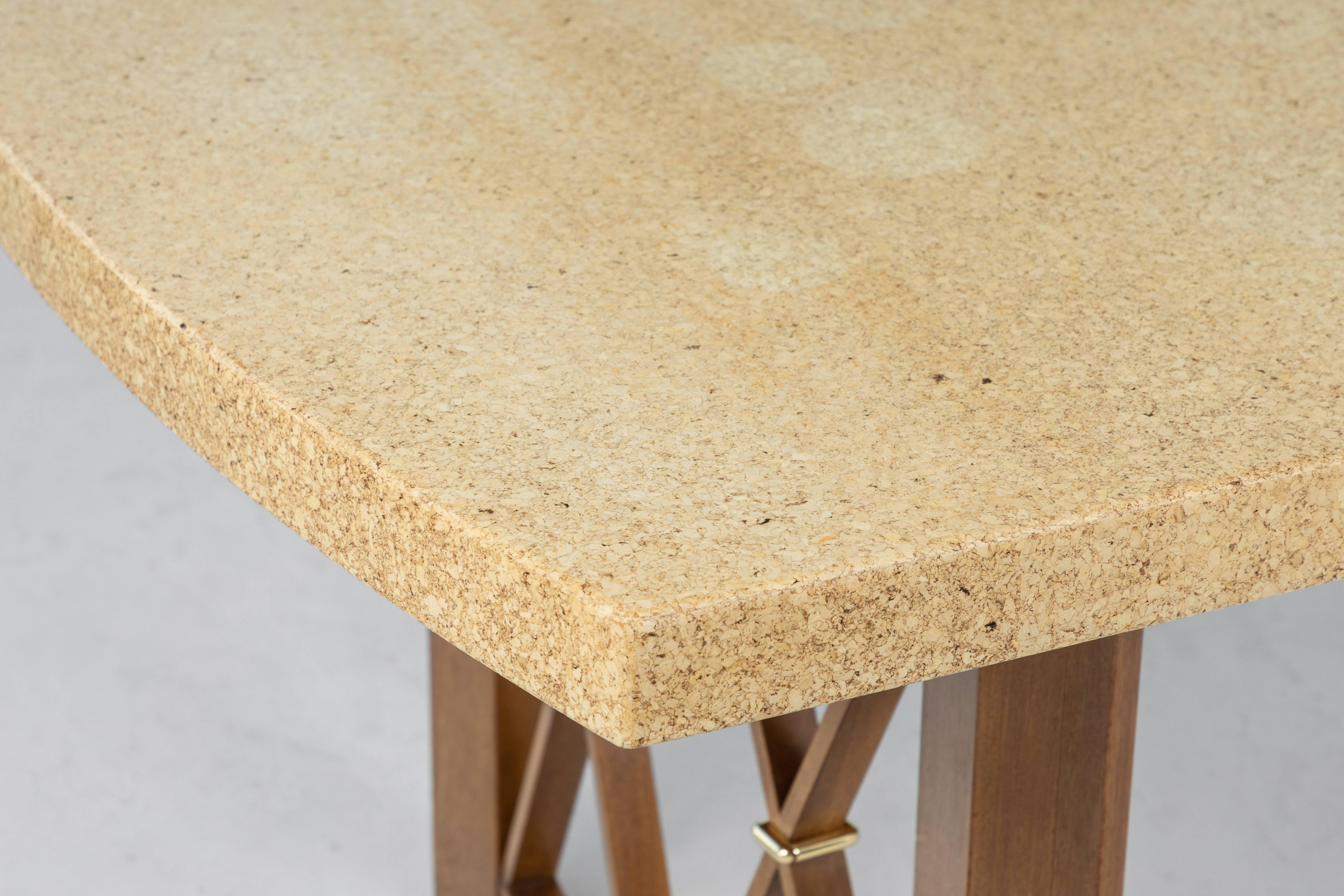 Cork-Top Extension Dining Table by Paul Frankl 3