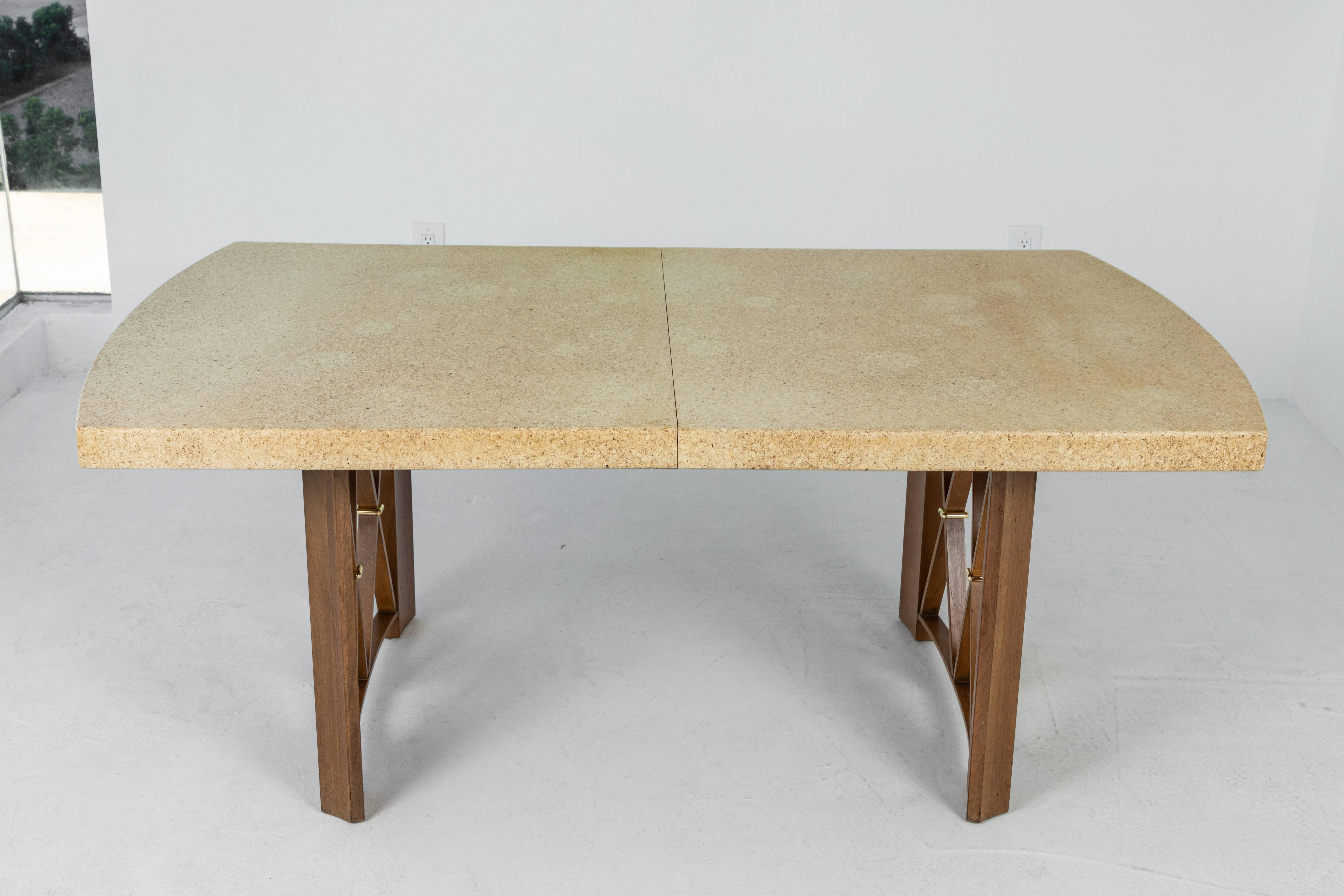 Cork-Top Extension Dining Table by Paul Frankl 6