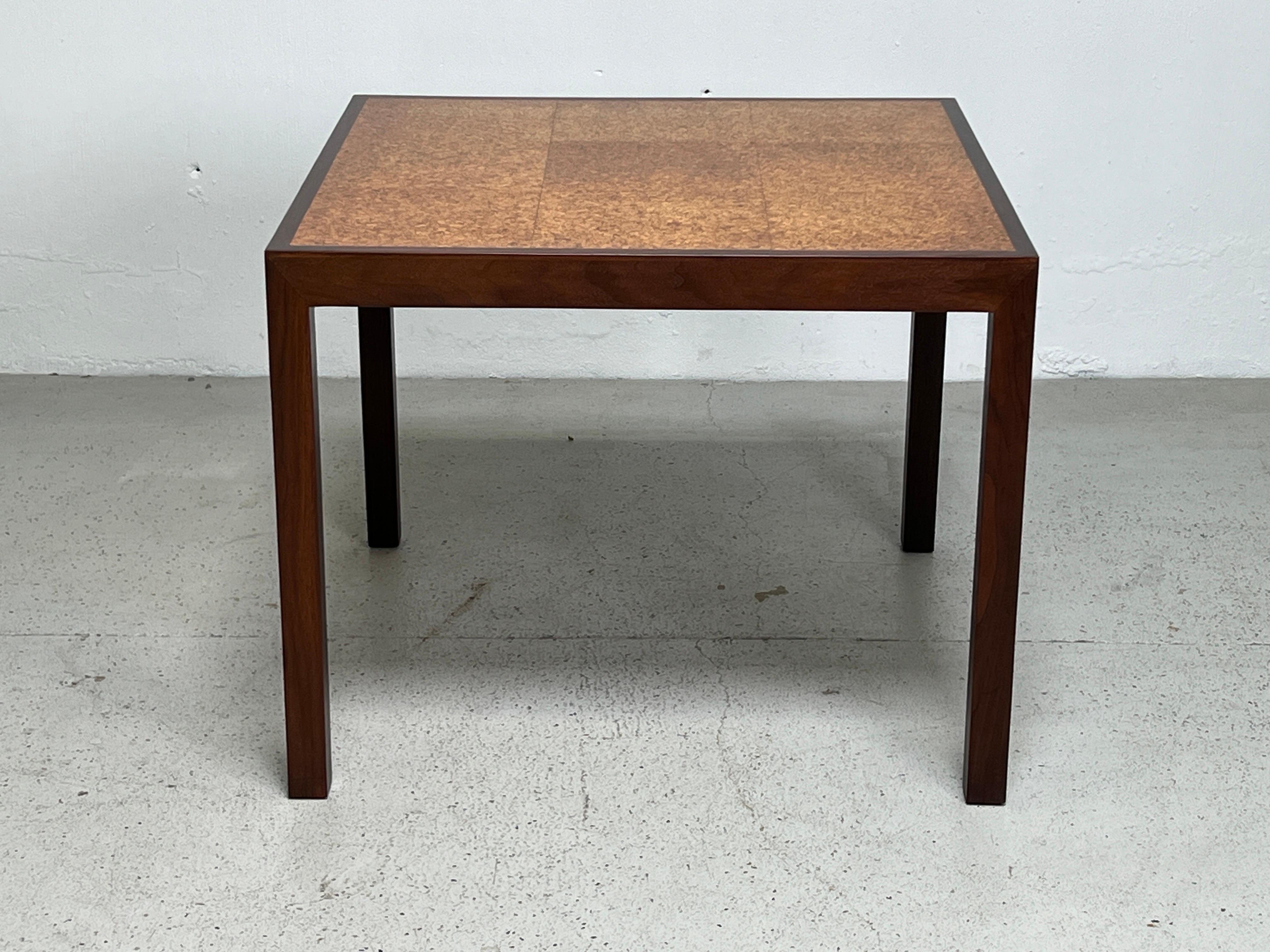 Cork Top Game Table by Edward Wormley for Dunbar For Sale 9
