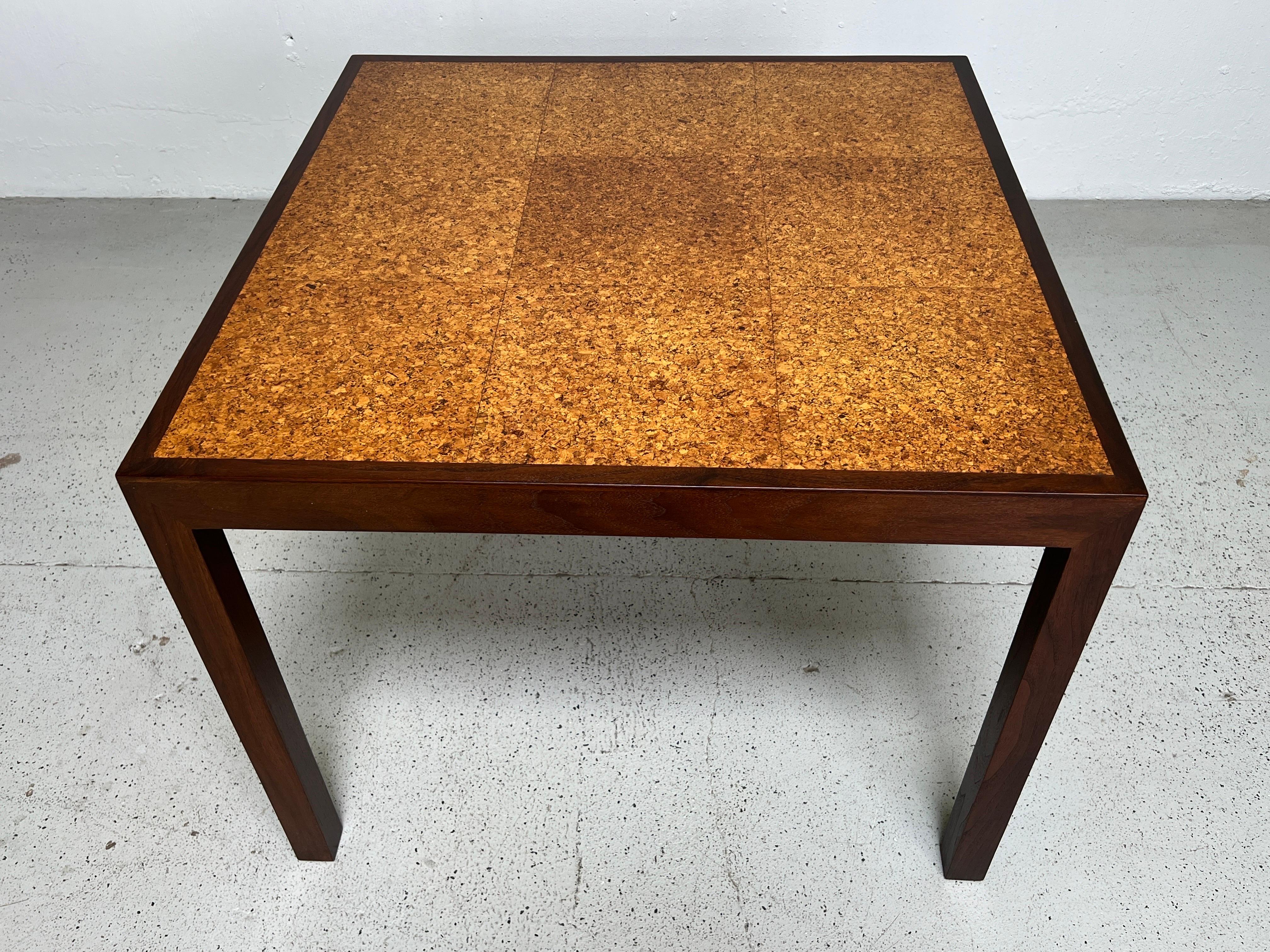 Cork Top Game Table by Edward Wormley for Dunbar For Sale 11